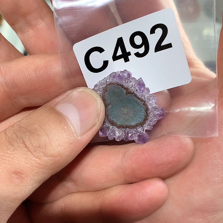 水晶天然水晶柱子c492未镶嵌骑****布