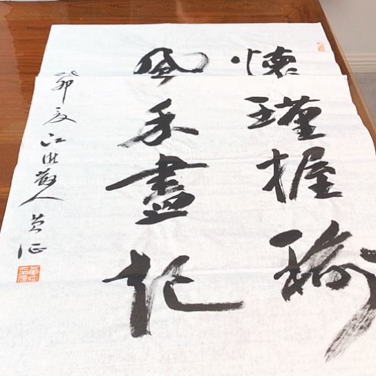 书法黄征2.8平尺作品