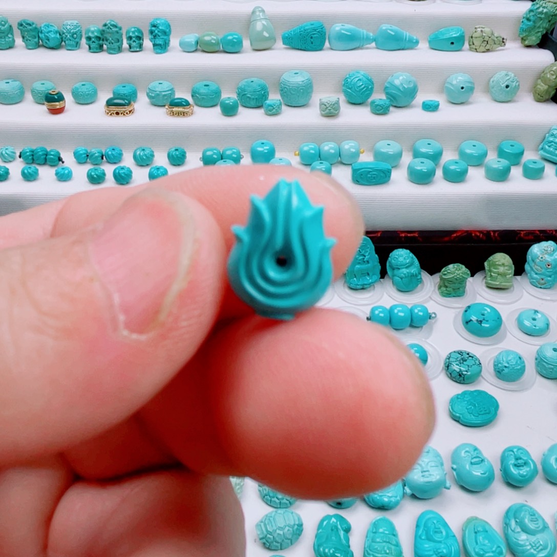 绿松石未镶嵌吊坠(不含链)