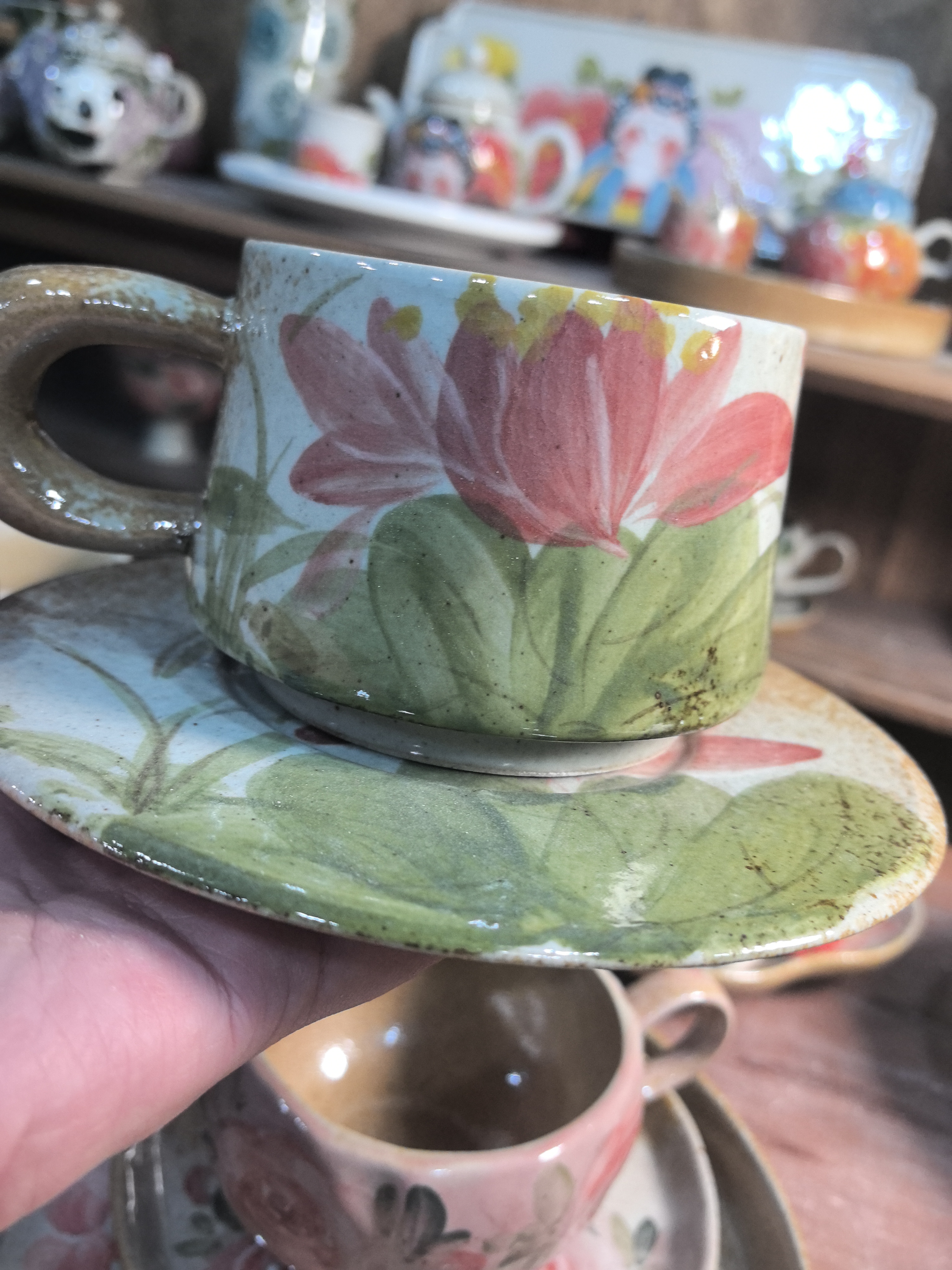 景德镇陶瓷手绘壶