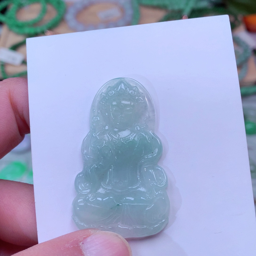 翡翠颈饰未镶嵌翡翠吊坠