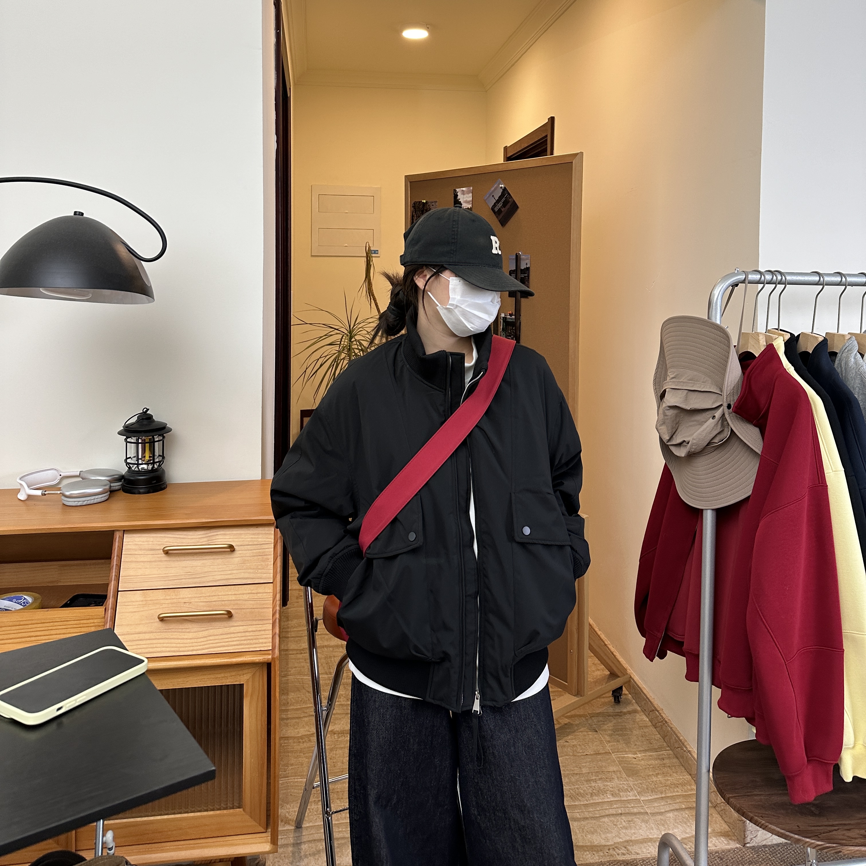 棒球立领工装夹克 羽绒服外套