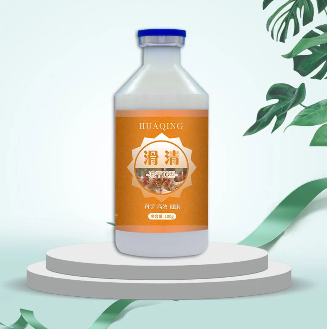 饮水苗滑清冻干粉二型 每瓶管1500只 预防滑液囊 饮水免疫无应激