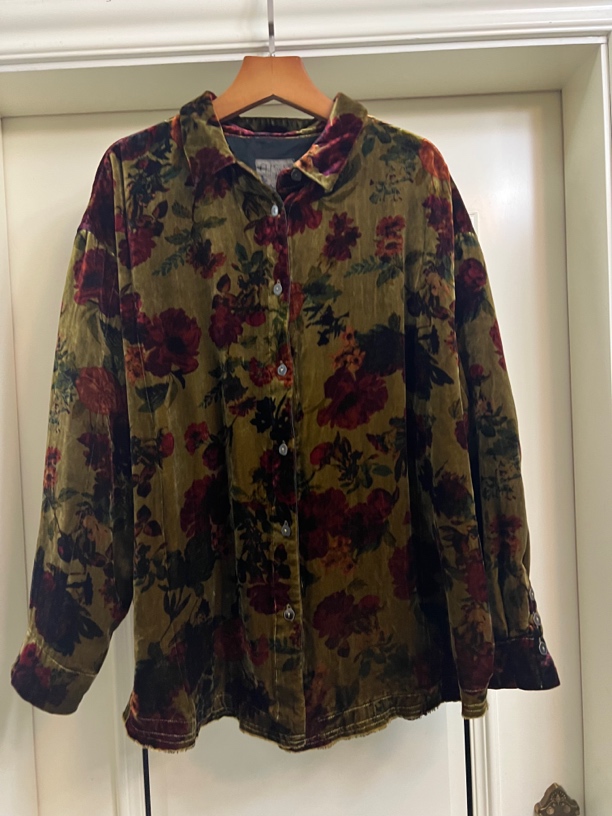 冉梅推荐高品质丝绒衬衫衣长67（90—160）斤