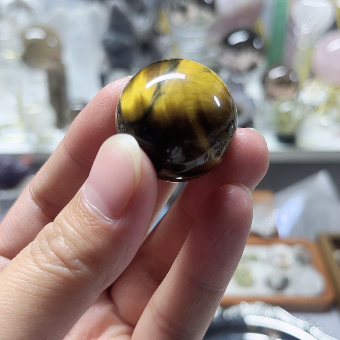 未镶嵌珠宝半成品水晶虎眼石