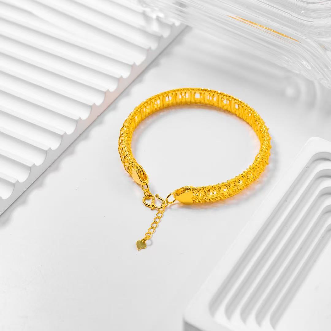 足银银制品  星河璀璨手镯