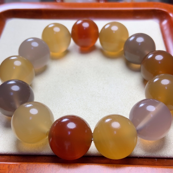 玛瑙/玉髓手串未镶嵌天**