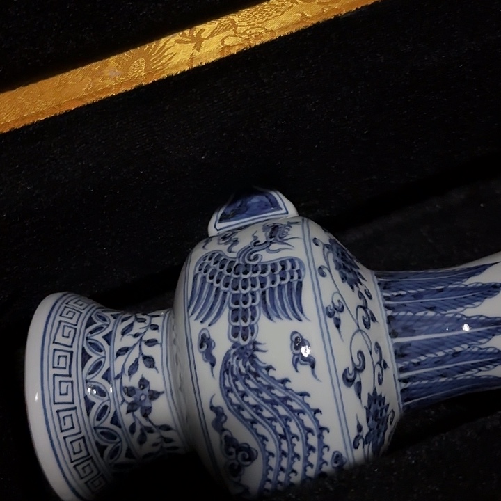 在***上摆件陶瓷摆件不固定一件带盒子