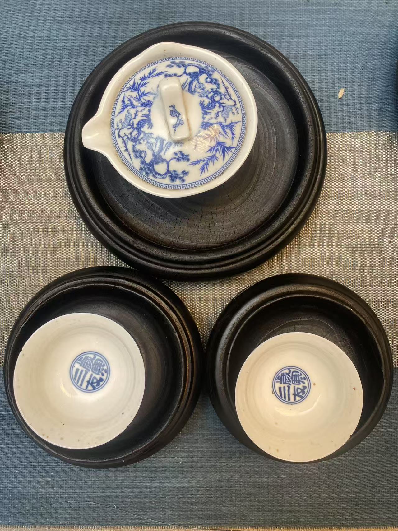 【一物一拍】诧寂风香樟木干泡台、果盘碳化工艺