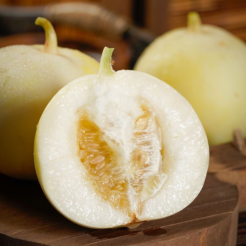 【冰脆蜜白香瓜】新鲜应季 整箱带箱5斤左右 仅限太原晋中吕梁拍