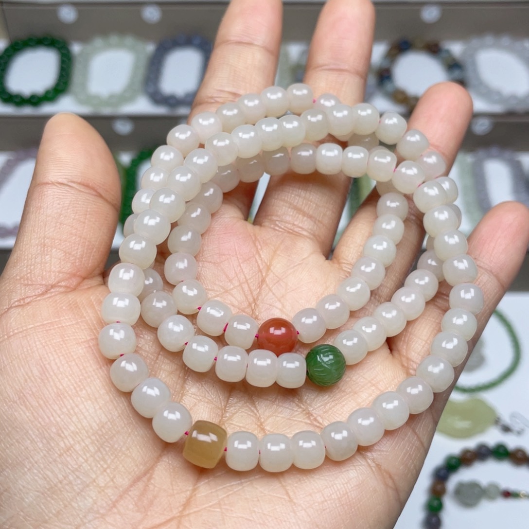 和田玉手链未镶嵌