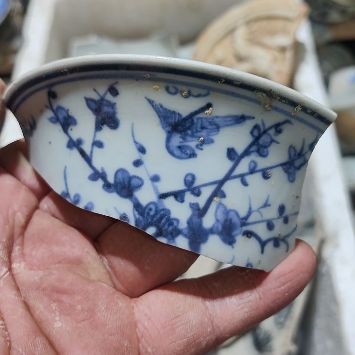 陶瓷手工茶杯摆件