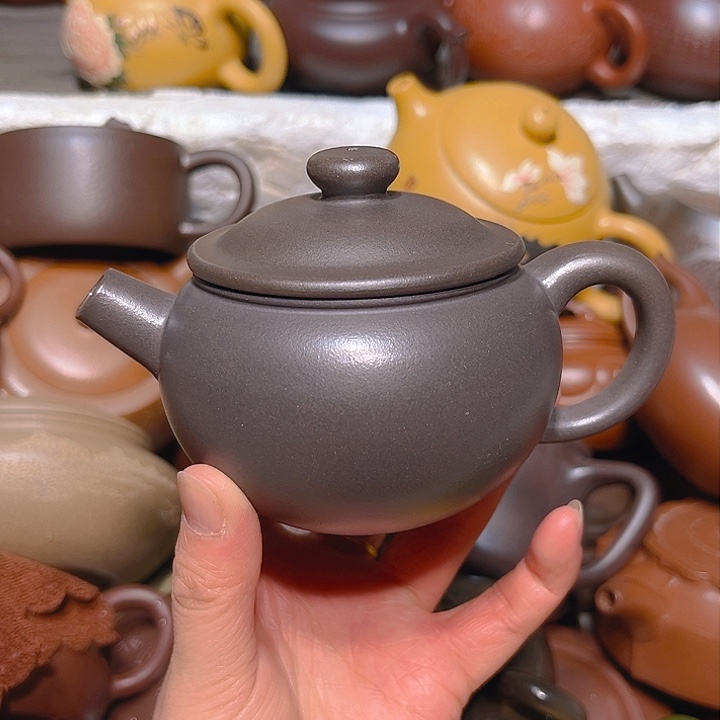 紫砂茶壶宜兴原矿紫砂壶170