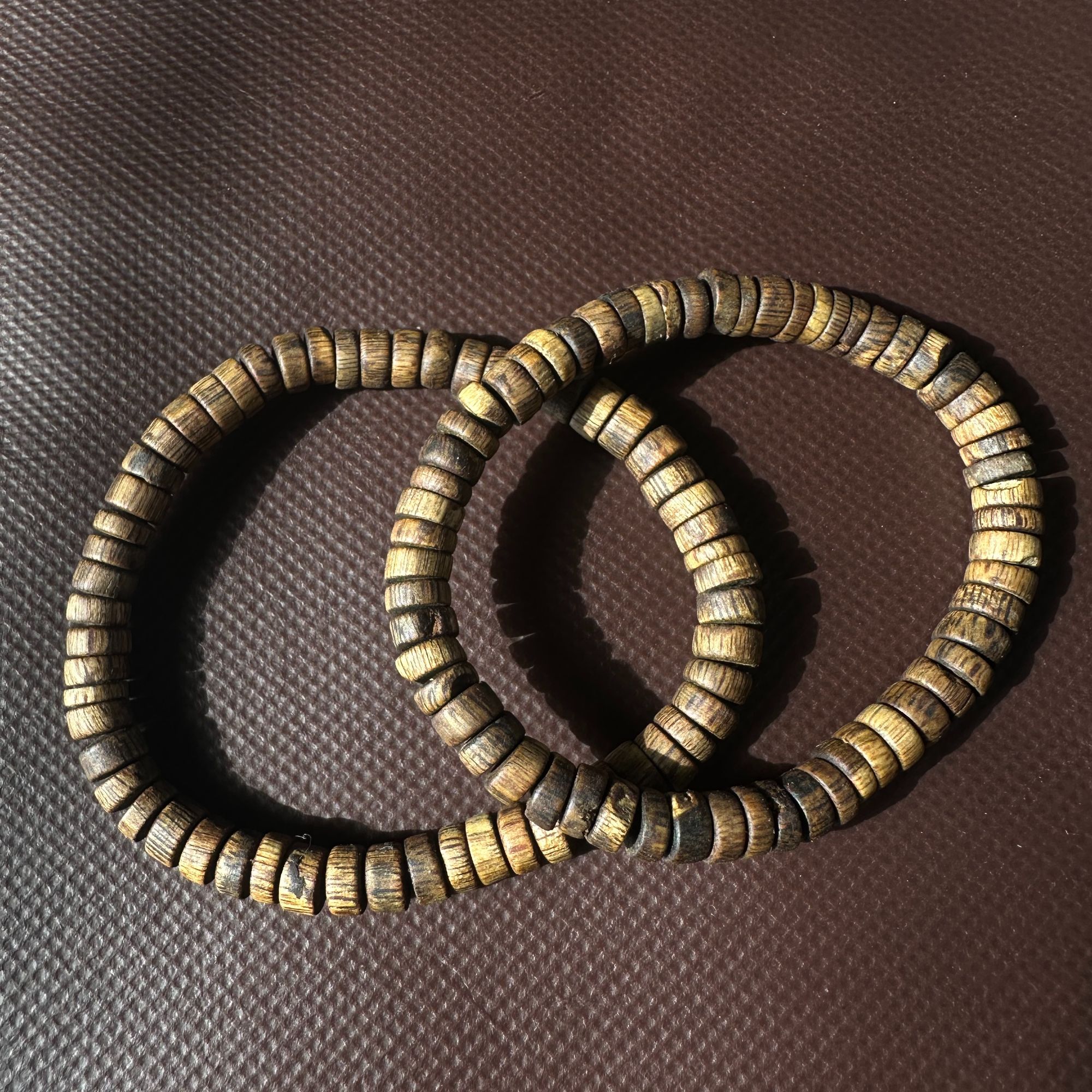 《入门奇楠标本》99沉海南老白棋药片珠单圈多样性发1