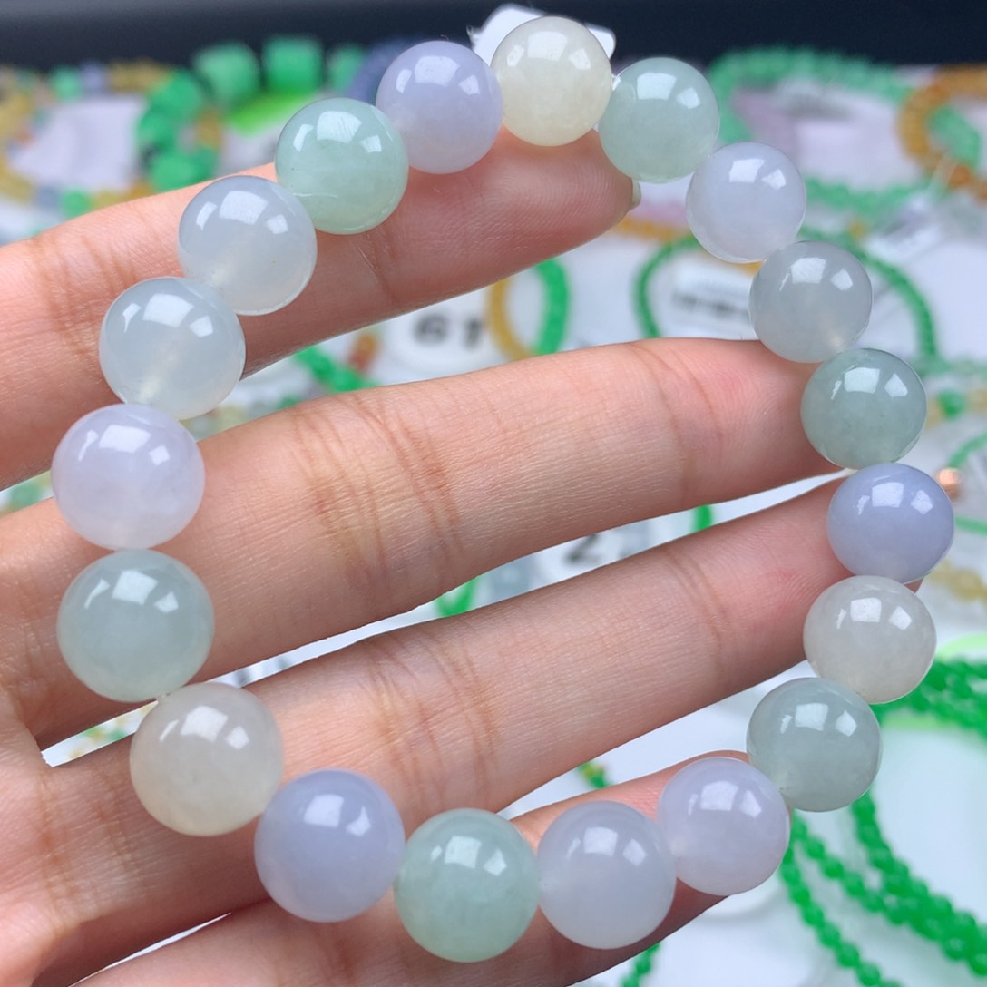 翡翠手链未镶嵌卡