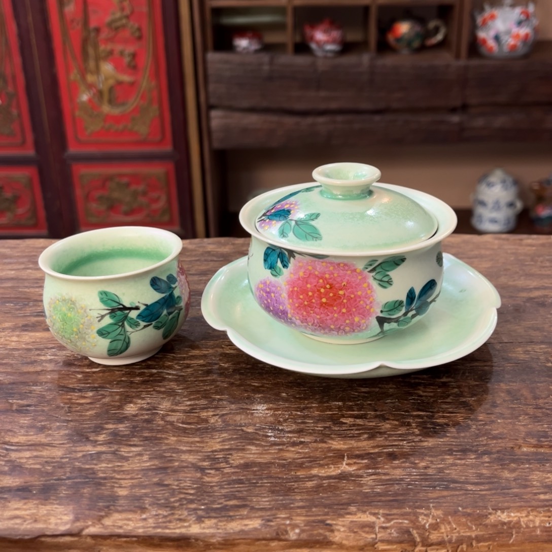 景德镇柴烧手工手绘陶瓷