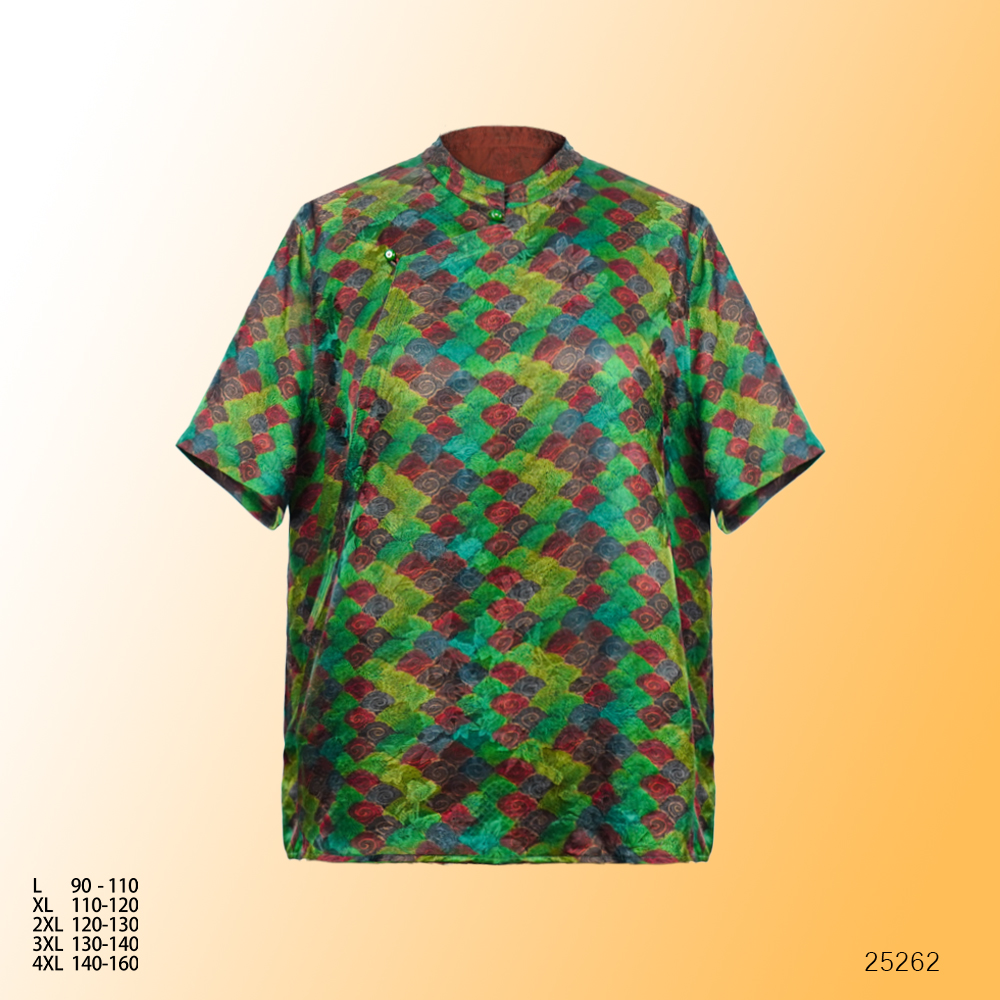 MM 2025春夏新款气质国风通用半袖连衣裙  25262