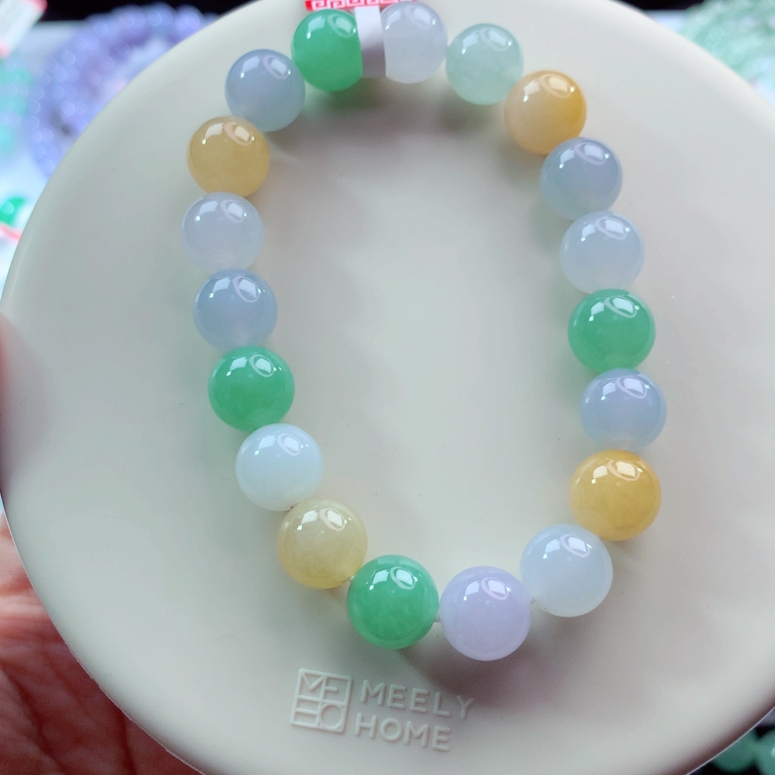 翡翠未镶嵌手链卡10