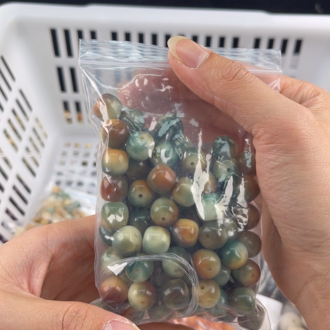 白玉菩提吊坠z12mm 锅底福利30颗