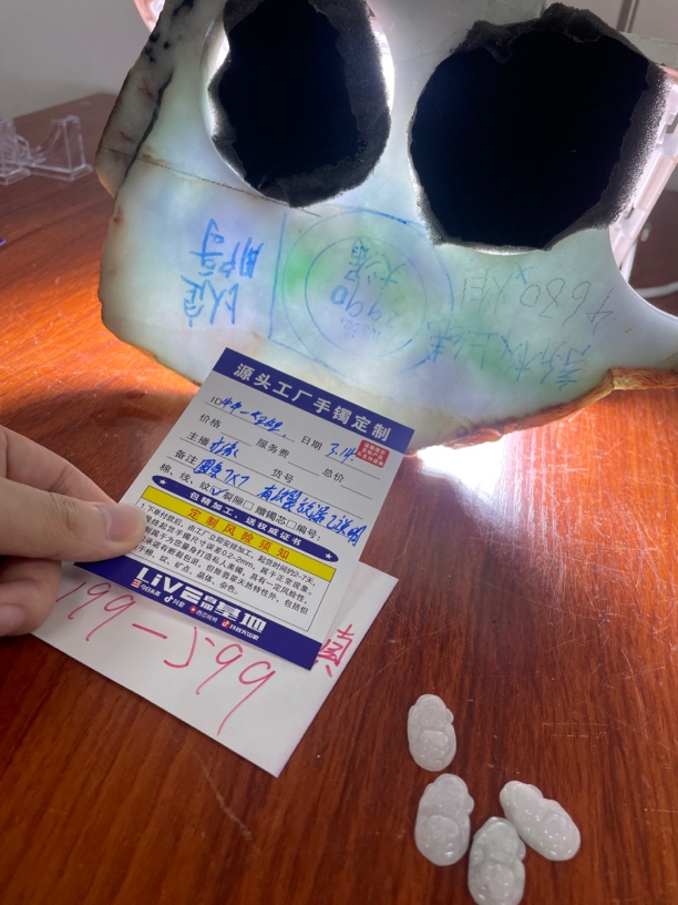 天然缅甸翡翠a货手镯50圆条7*7有棉有纹裂放漏