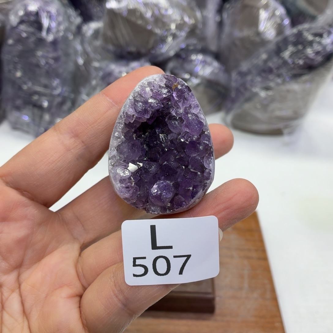 未镶嵌摆件水晶天然紫水晶