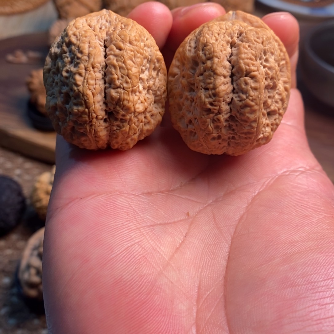 文玩核桃把件穆****萨蝴蝶