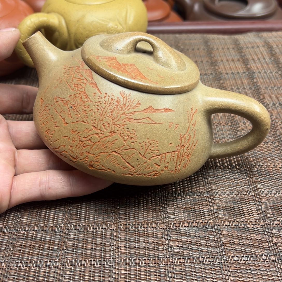 茶壶紫砂宜兴原矿紫砂壶300毫升容量