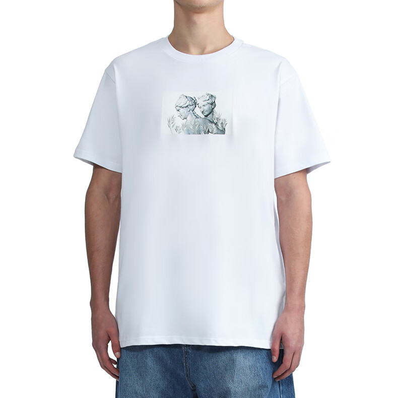 AFTERMATHS it 男装短袖T恤新品休闲个性雕像印花00531XI
