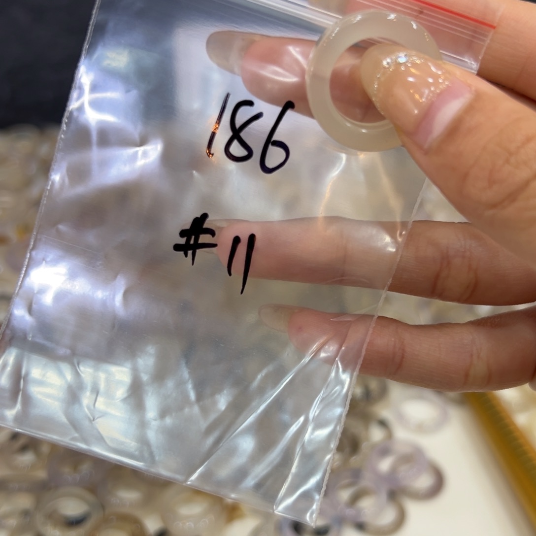 玛瑙/玉髓戒指合金186