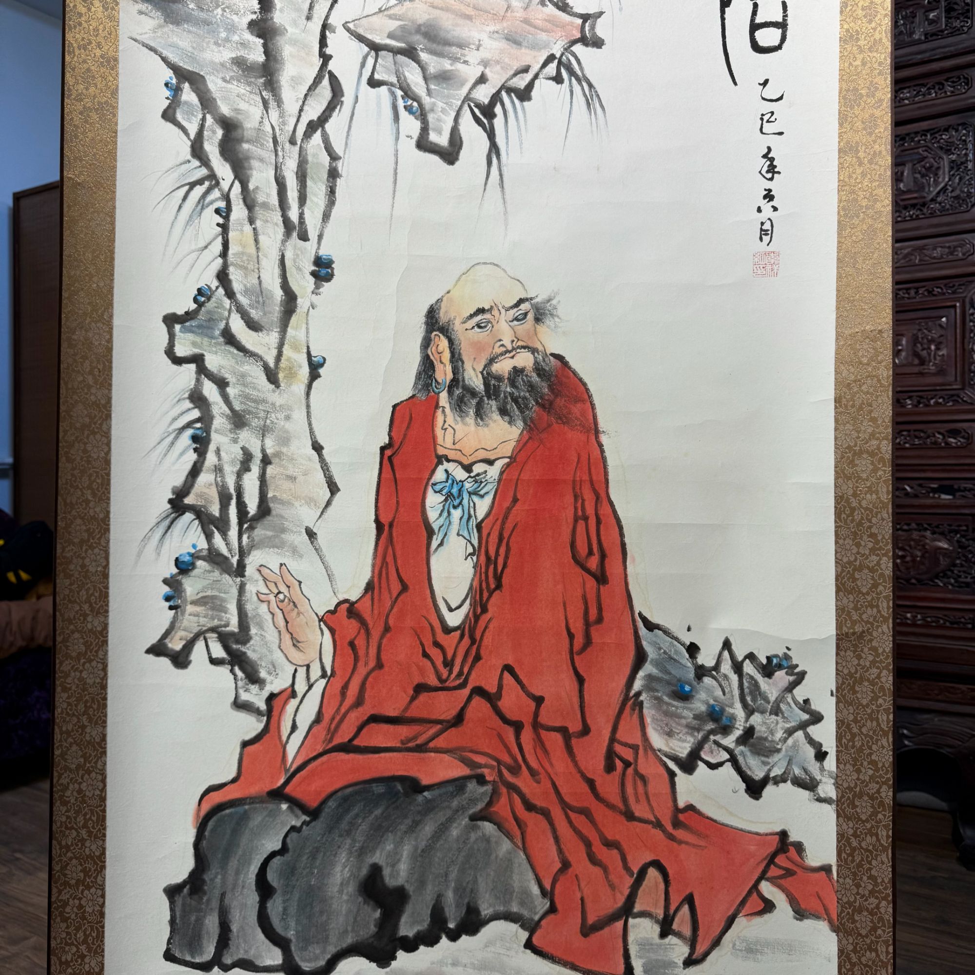 装裱画适用于玄关茶室办公室装饰挂画