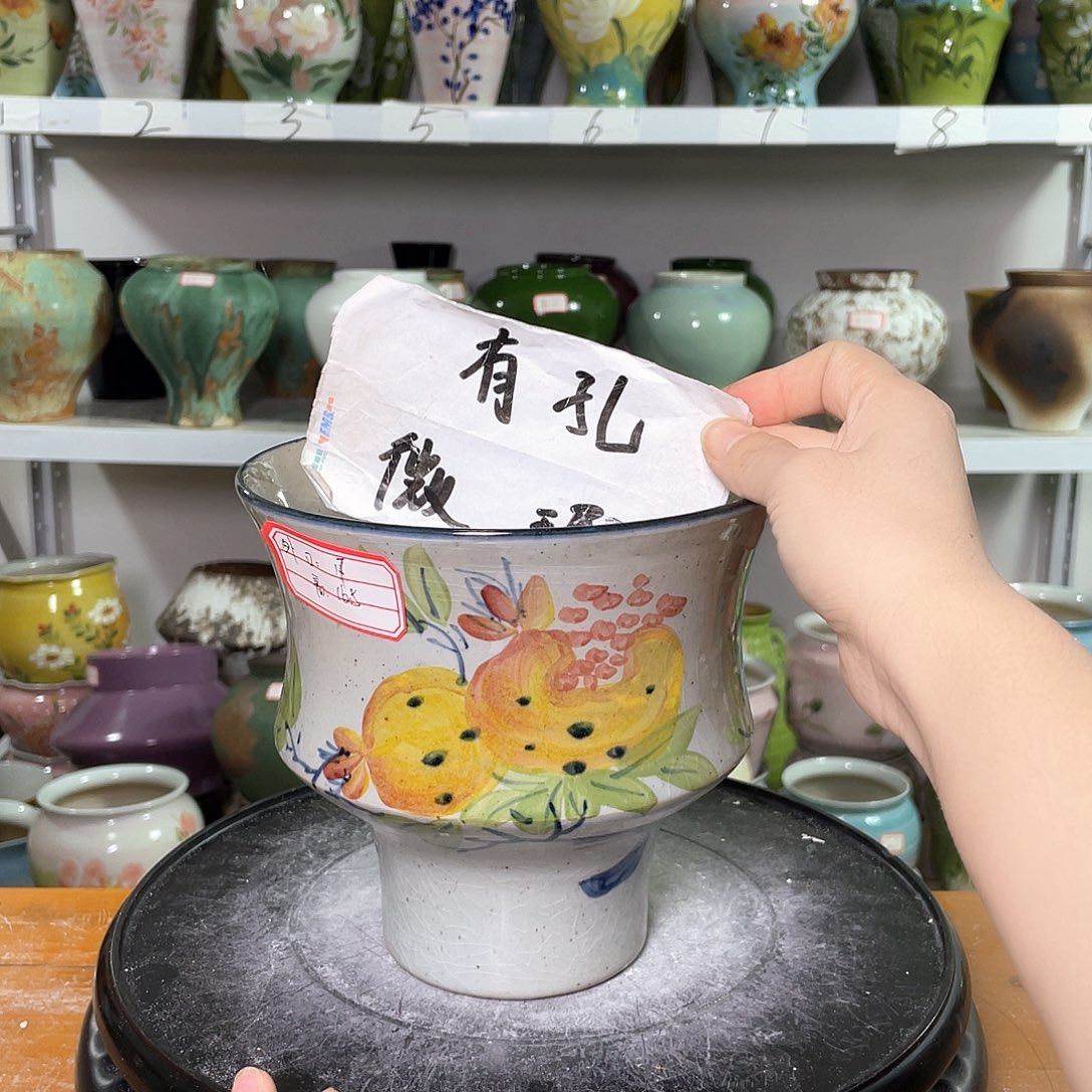 景德镇陶瓷花盆花器暇256