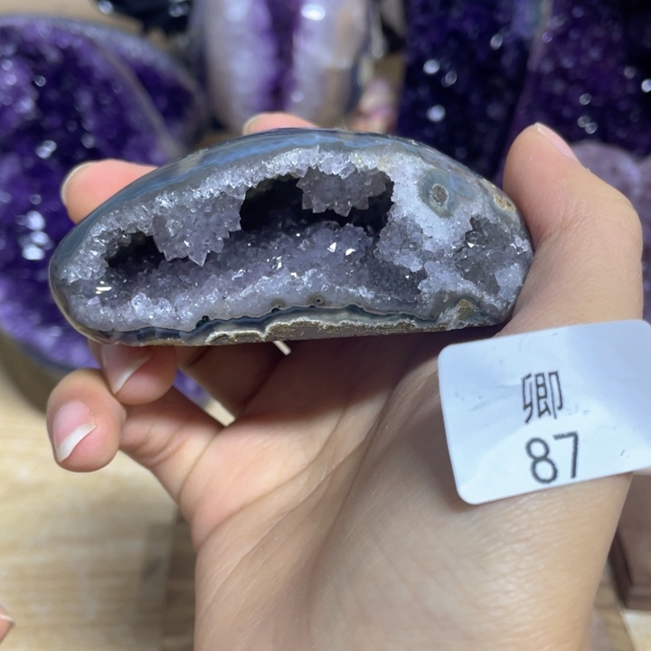 未镶嵌珠宝半成品紫晶