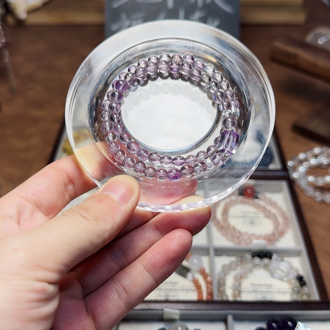 水晶手链合金玻利维亚双圈