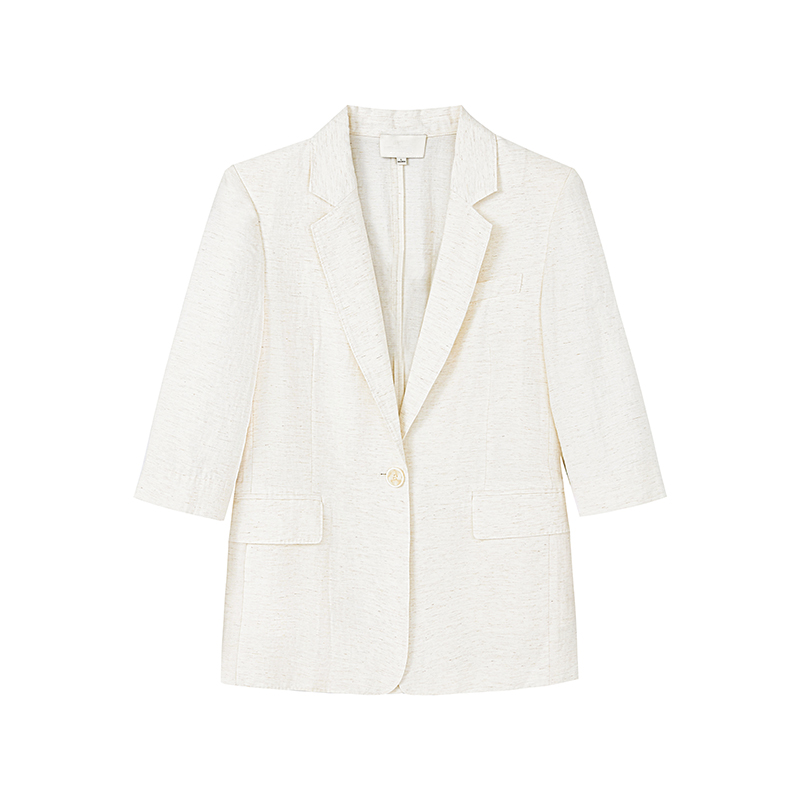 【籽言专属】高端大气风麻感西装N2235