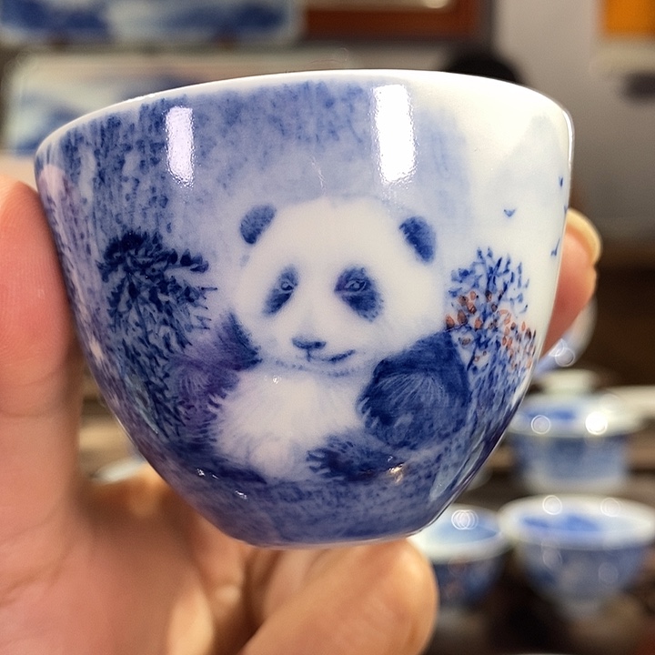 杯景德镇手工手绘陶瓷，高亮兴老师作品