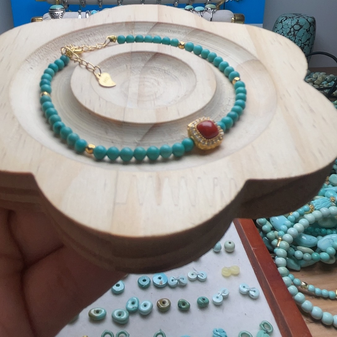 未镶嵌绿松石手串