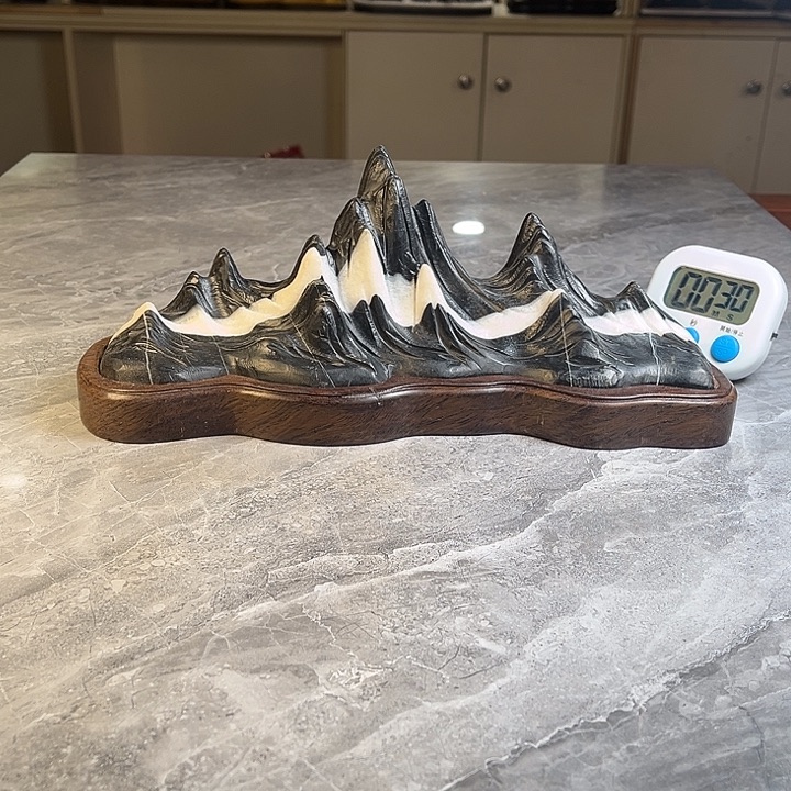 颢***霖奇石茶宠鱼缸文房摆件