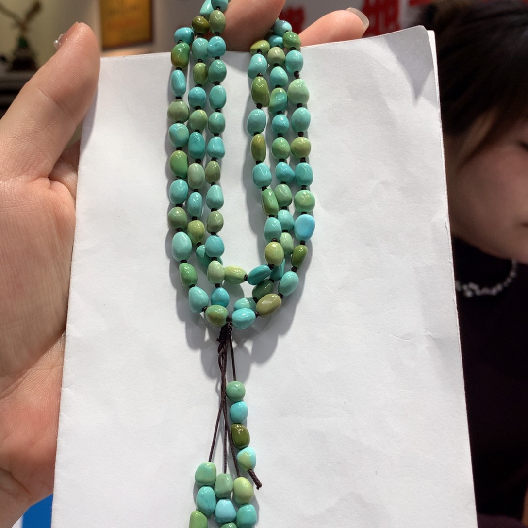 绿松石长链未镶嵌