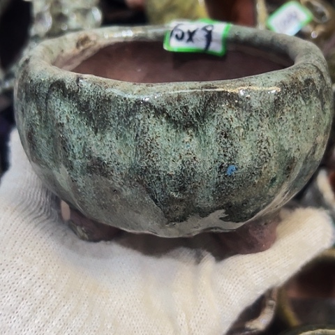 红陶粗陶花盆手工