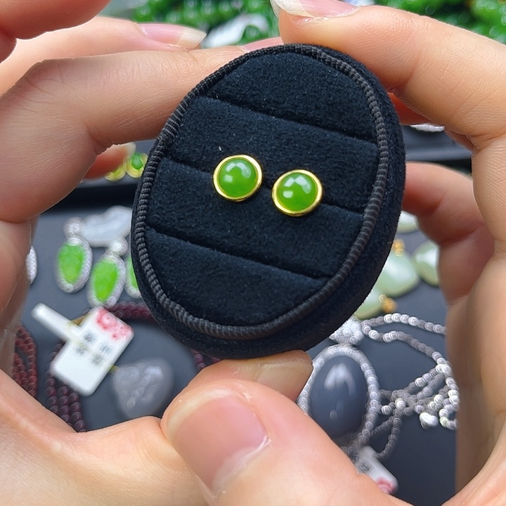 和田玉银S925镶嵌颈饰