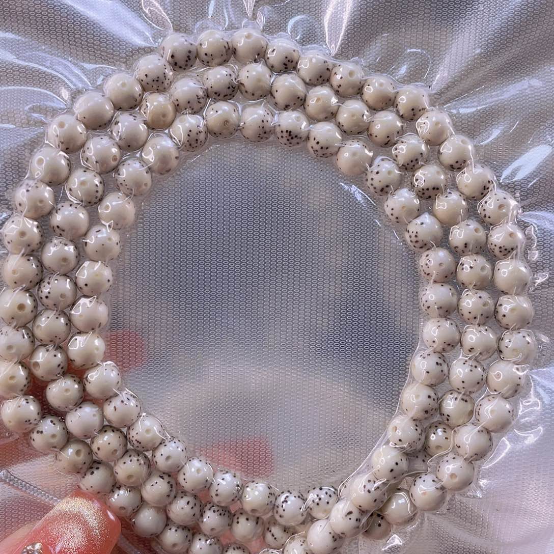 星月菩提吊坠原生态圆珠大留白氧化特价尺寸6