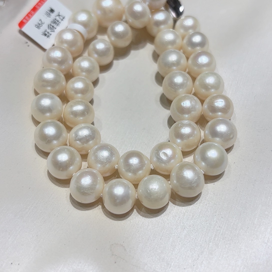 淡水珍珠未镶嵌颈饰10-14无核
