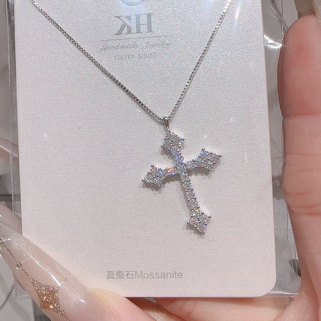 锆石铜合金925银项链