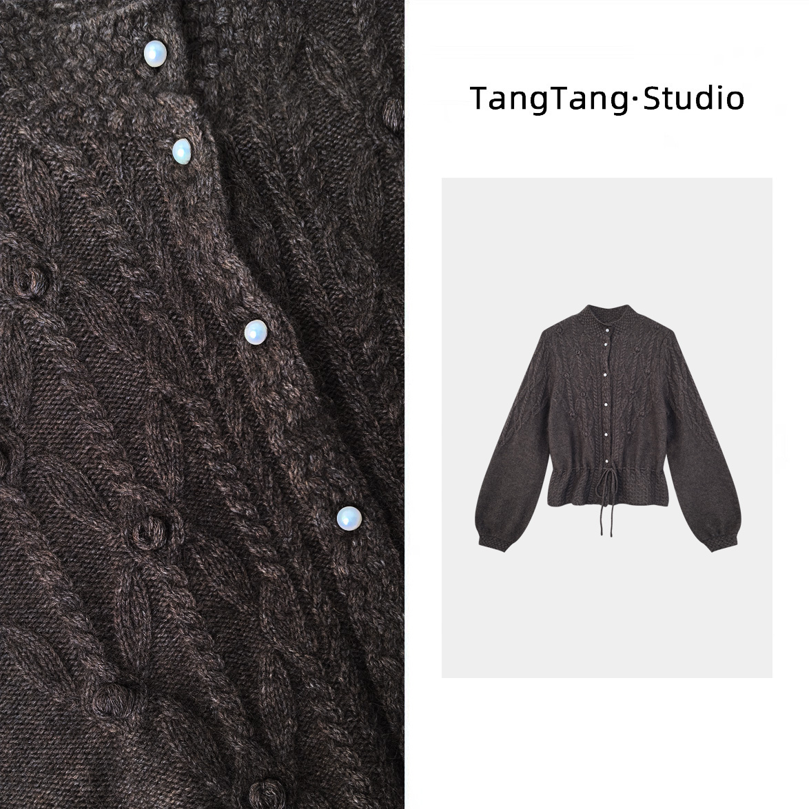 【冰冰微胖定制】花苞毛衣时尚气质显瘦女装毛衣-113832