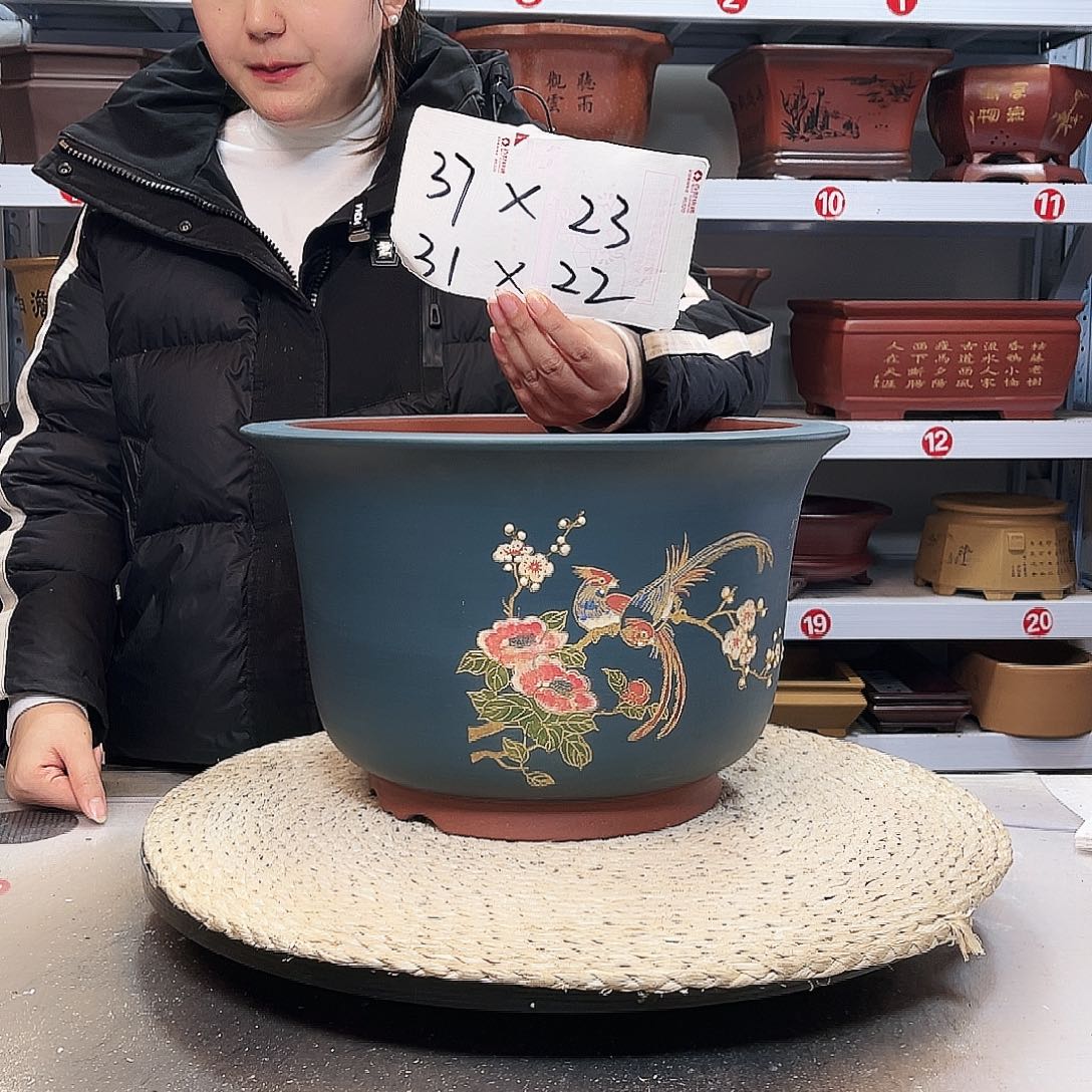 紫砂花盆紫砂花盆