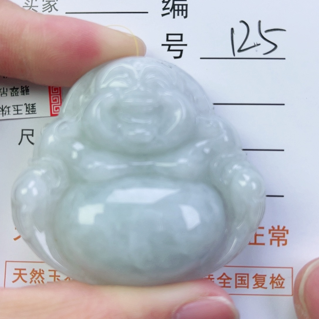 翡翠颈饰未镶嵌佛公