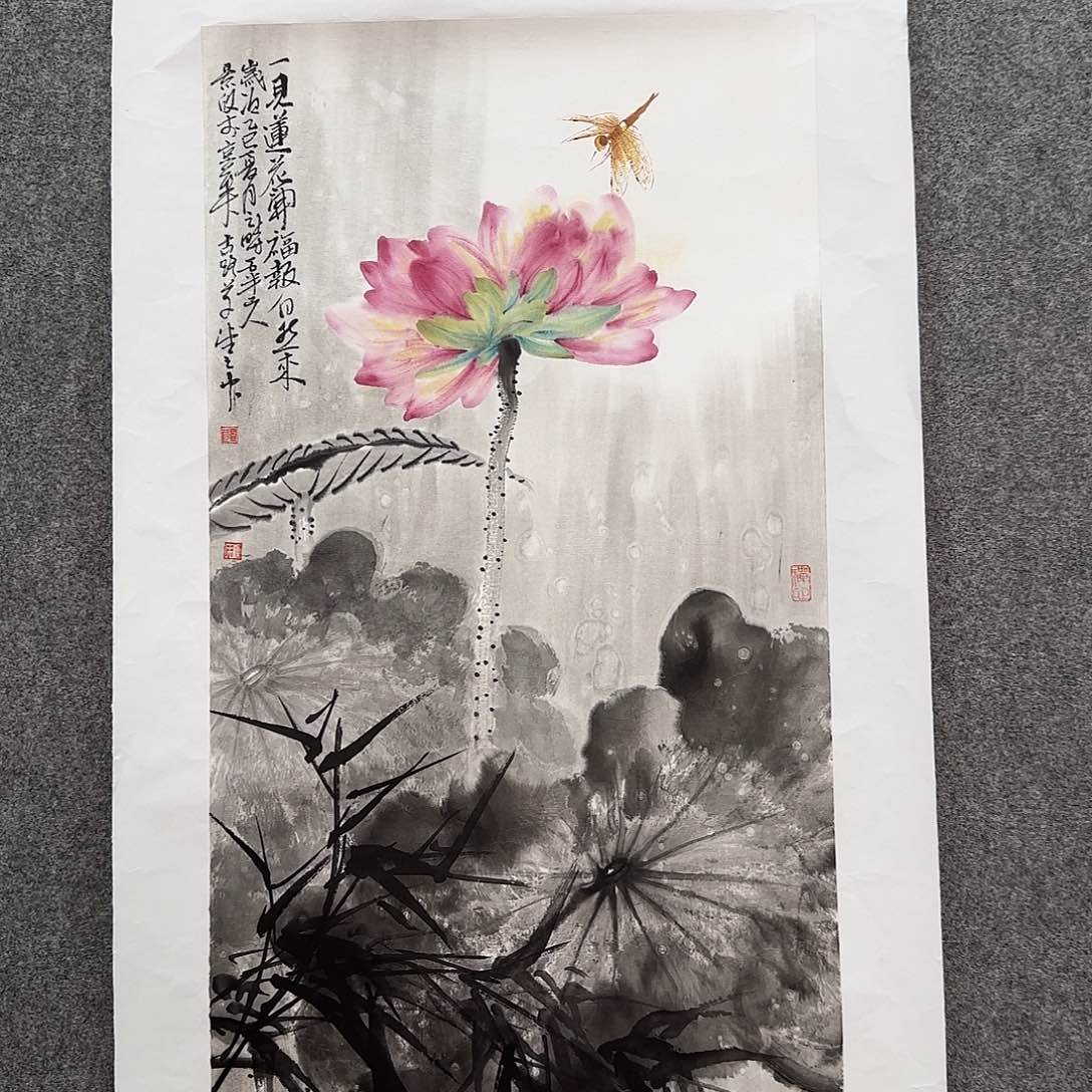国画zz梁景欣老师手绘作品