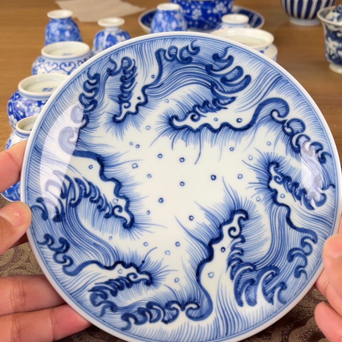 杯微瑕景德镇陶瓷壶承