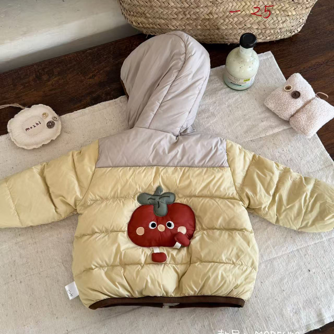 56148-卡通番茄轻羽绒外套