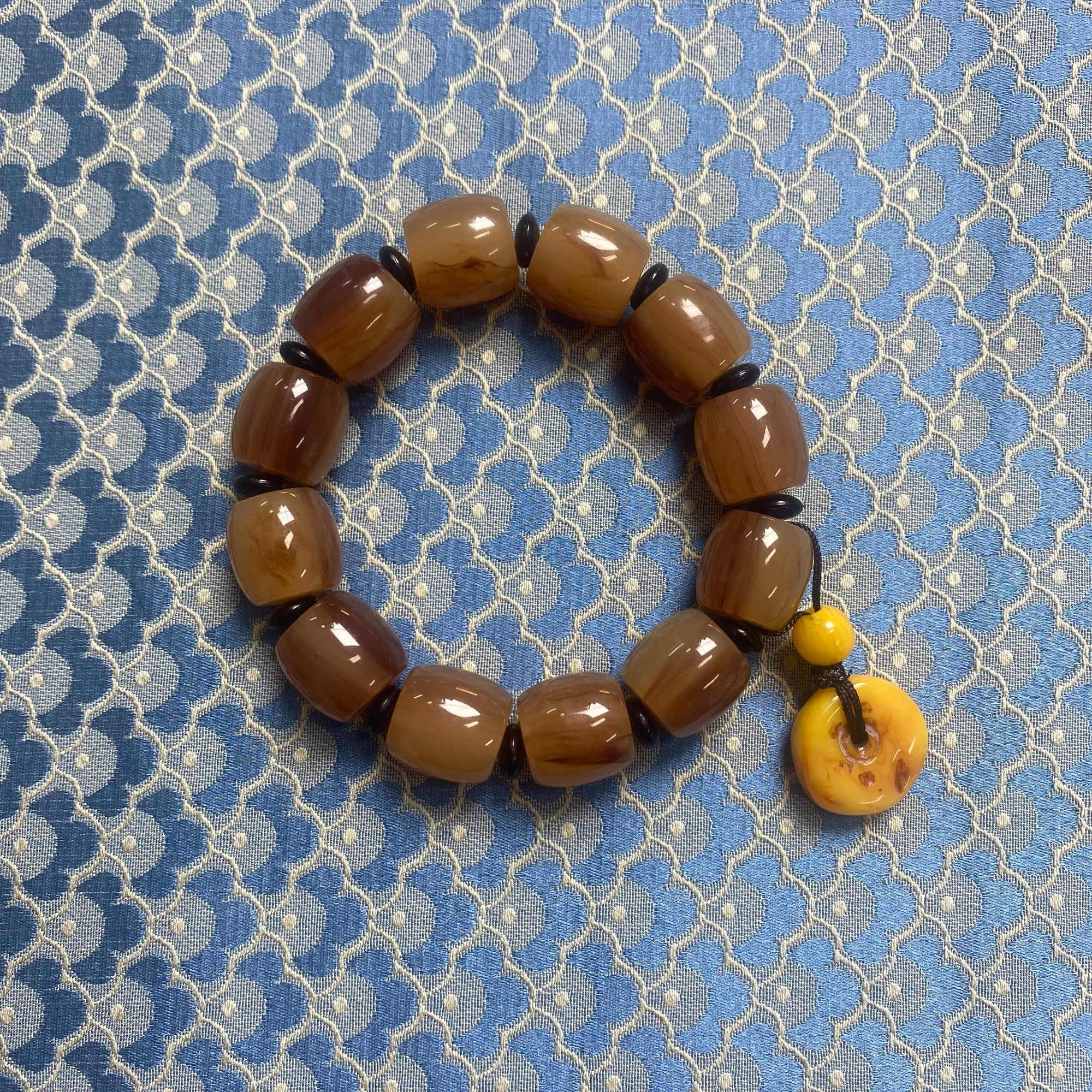金透色桶珠手串瑶轩堂精选高端SC075